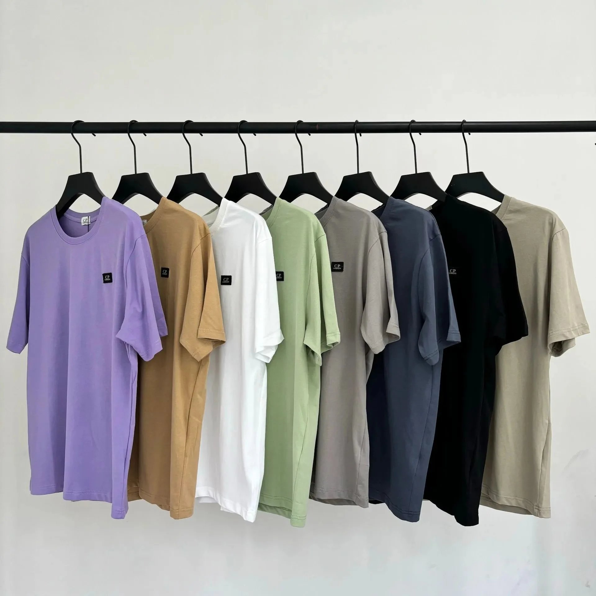 C.P. Company Patch T-Shirt Cotton Casual T-Shirt Multicolor