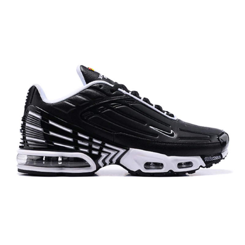 Nike Air Max Plus 3 Chunky Running Sneakers Black and White