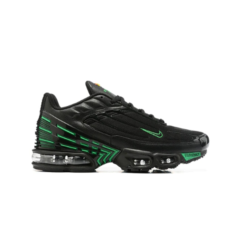 Nike Air Max Plus 3 Chunky Sneakers Black and Green