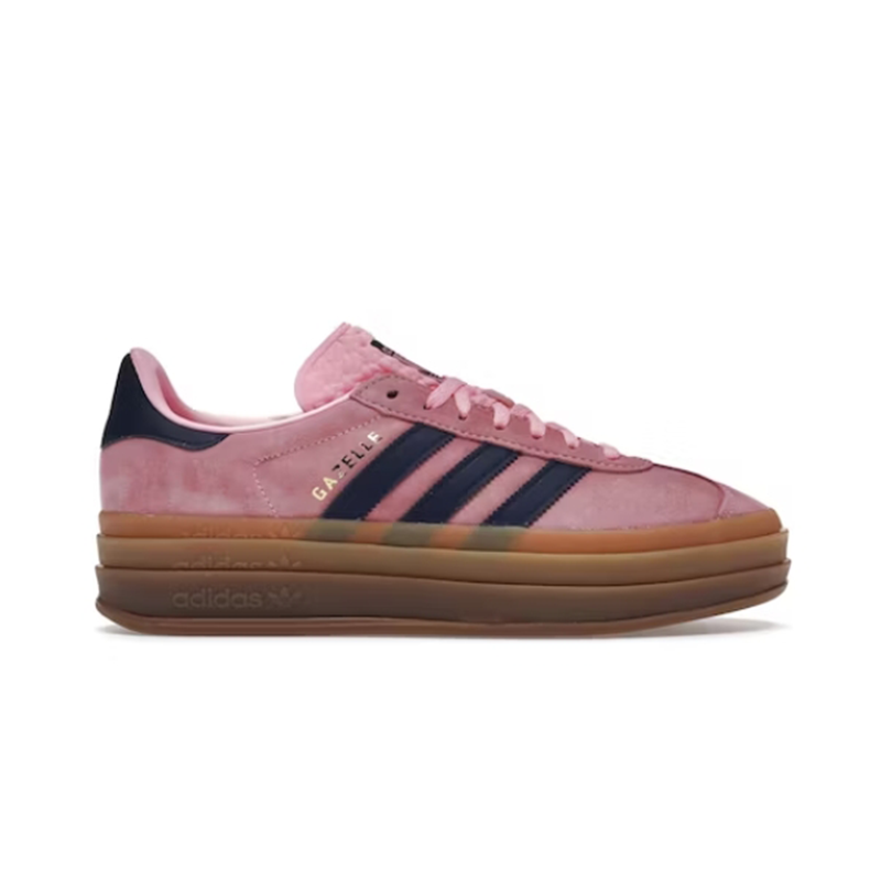 Adidas Gazelle Bold Platform Sneakers Pink and Navy