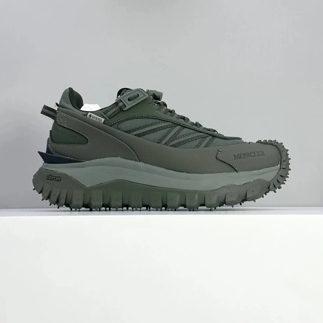 Moncler Trailgrip GTX Chunky Sneakers Olive