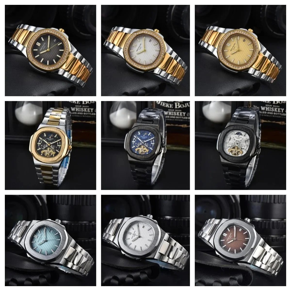 Patek Philippe Nautilus Luxury Watch Multicolor