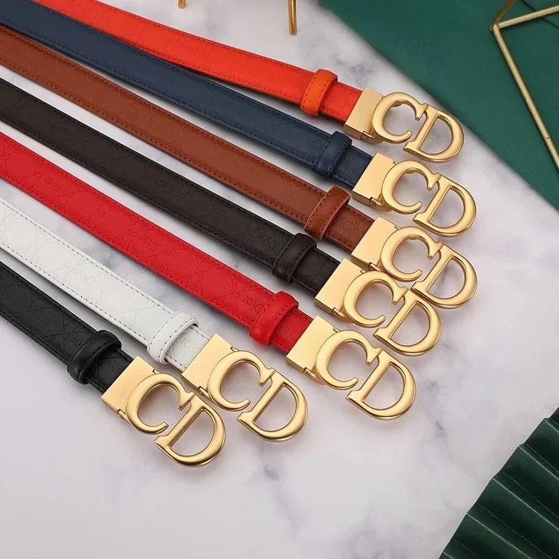 Dior 30 Montaigne Classic Leather Belt Multicolor