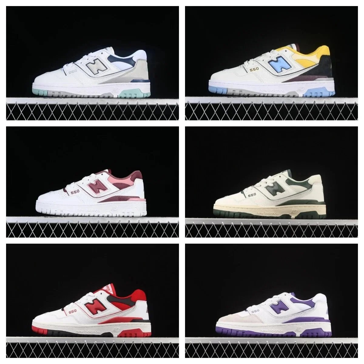 New Balance 550 Retro Sneakers Multicolor
