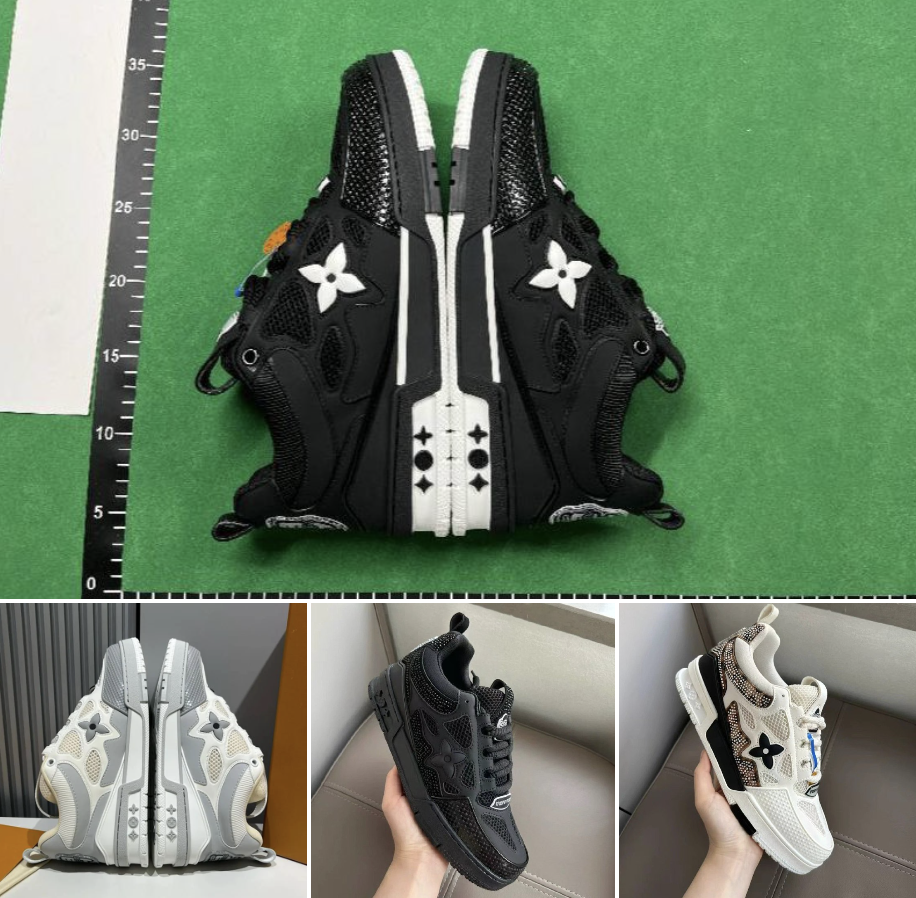 Louis Vuitton LV Trainer Maxi chunky sneakers Black and White