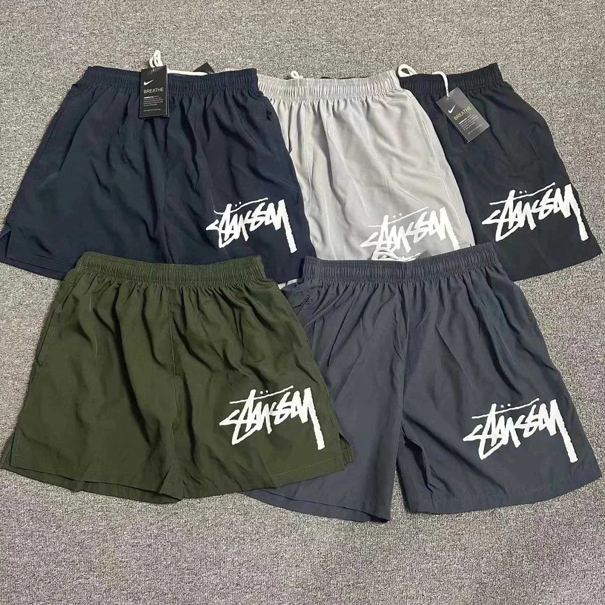 Nike Stussy Collaboration Casual Shorts Multicolor