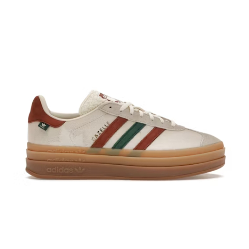 Adidas Gazelle Bold Platform Sneakers Beige and Brown