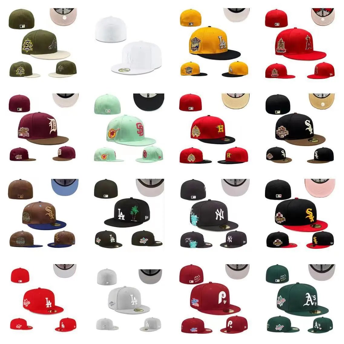 New Era 59FIFTY Fitted Baseball Cap Multicolor