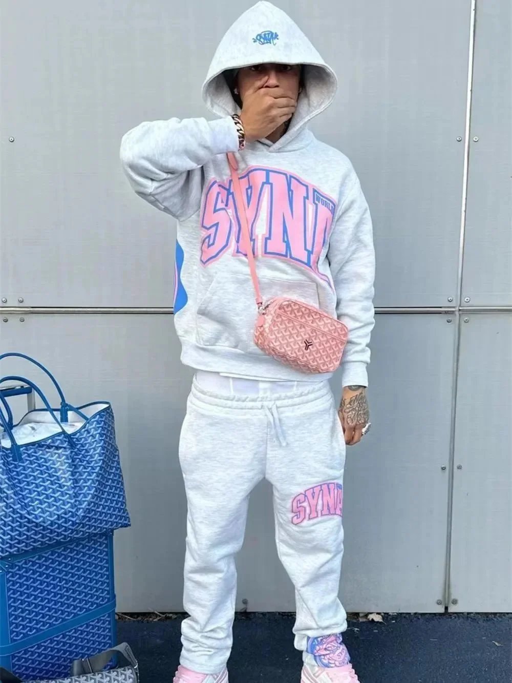 Syna World Syna Oversized Tracksuit Set Grey