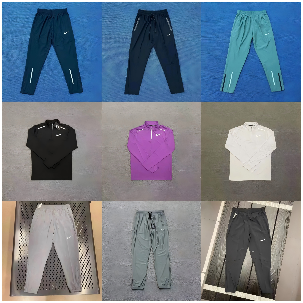 Nike Dri-FIT Training Apparel Sporty Track Pants and Pullovers Multicolor