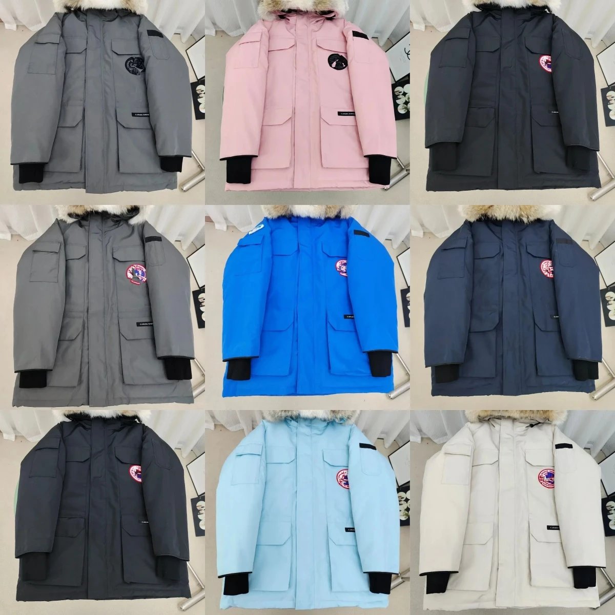 Canada Goose Expedition Parka Warm Winter Puffer Jacket Multicolor