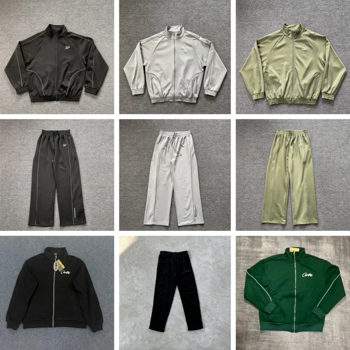 Corteiz Tracksuit Set Streetwear Matching Set Multicolor