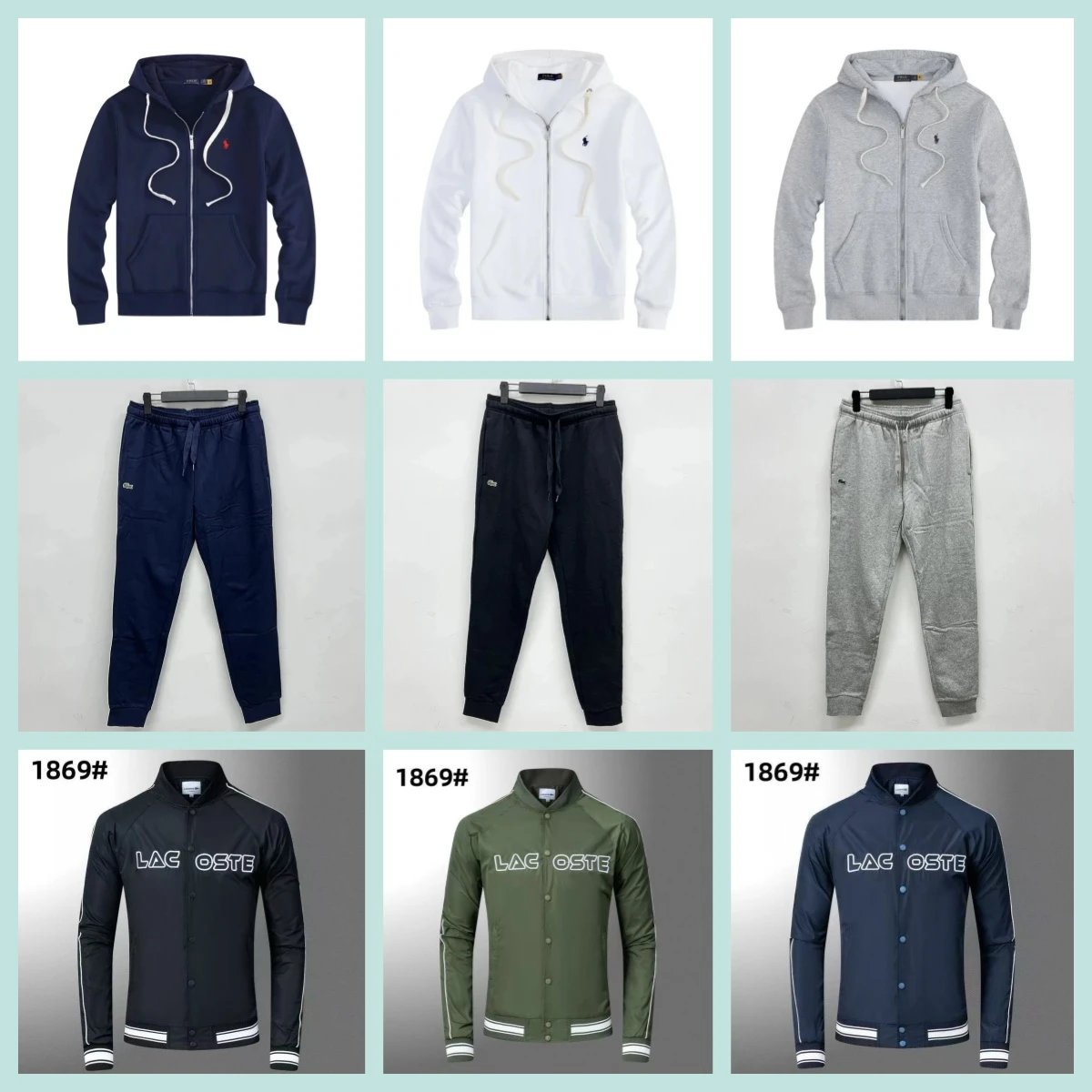 Ralph Lauren RL Zip-Up Casual Hoodie Multicolor