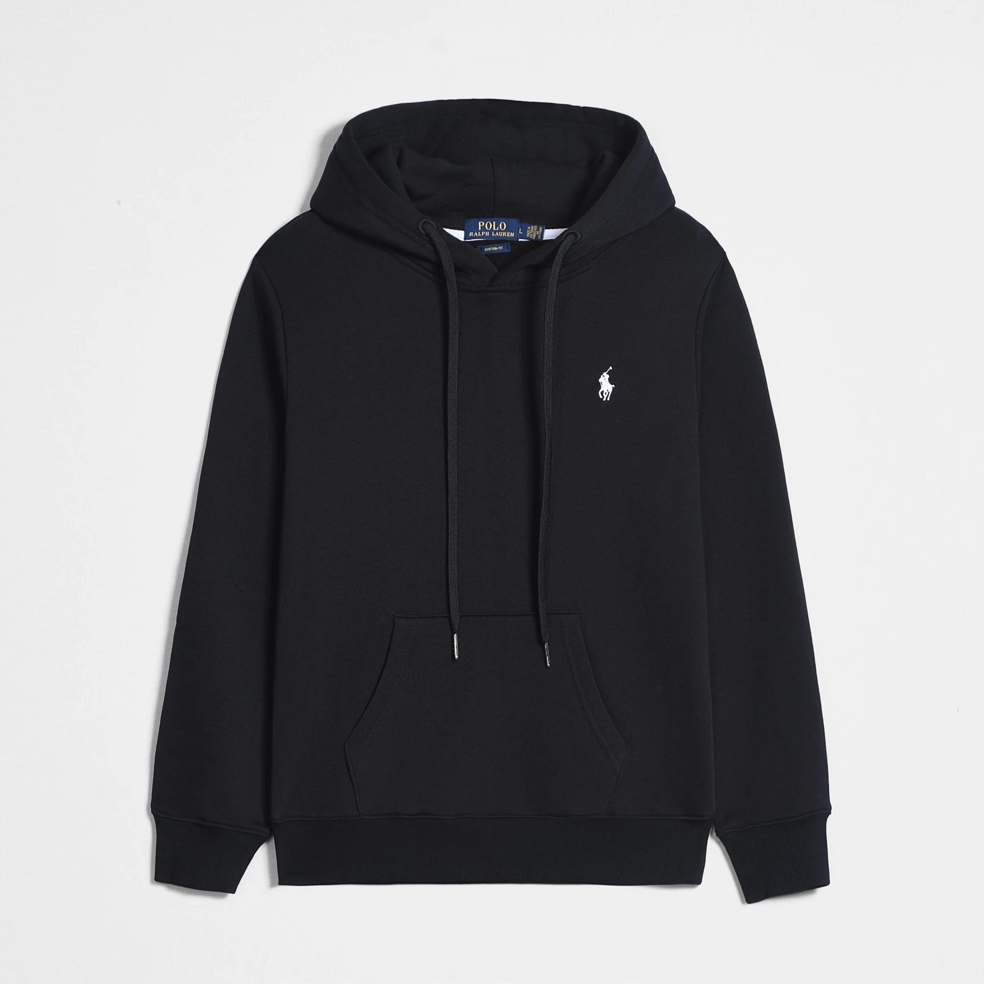 Polo Ralph Lauren PRL Custom Fit Casual Hoodie Black