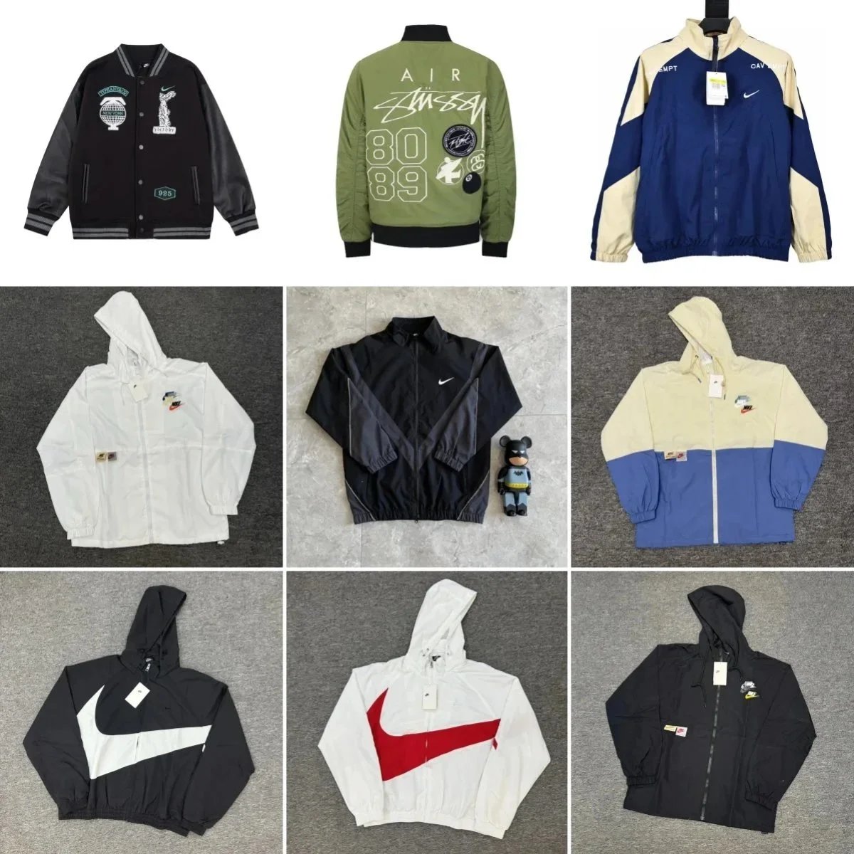 Nike Windbreaker Sporty Lightweight Jacket Multicolor