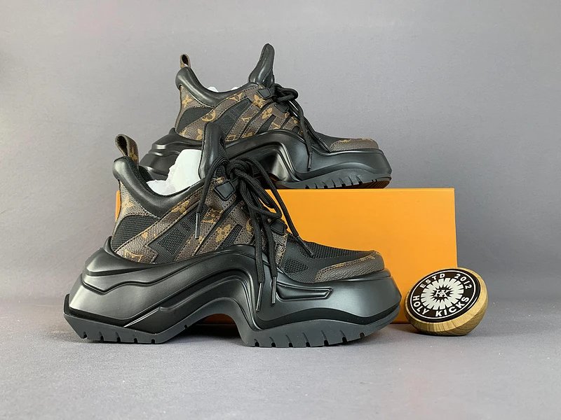 Louis Vuitton LV Archlight chunky sneakers Black and Brown