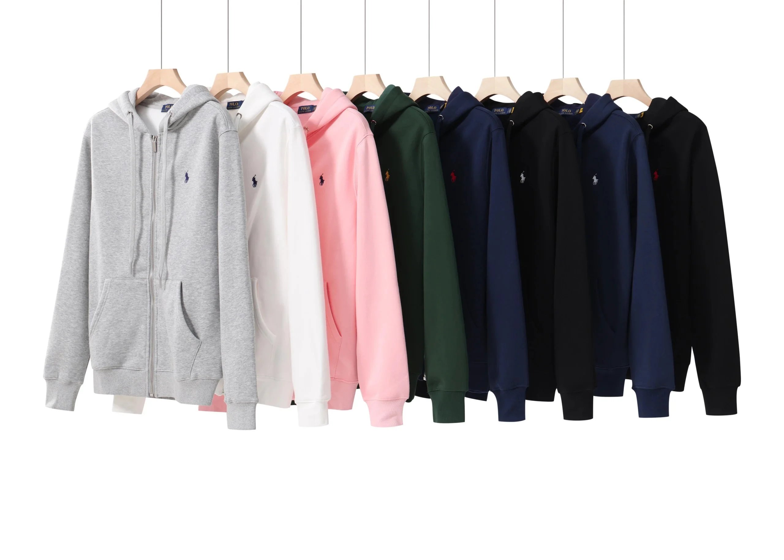 Ralph Lauren RL Zip-Up Casual Hoodie Multicolor