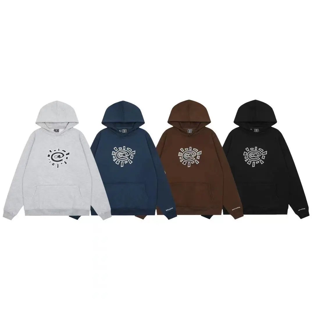 Design Graphic Print Streetwear Hoodie Multicolor