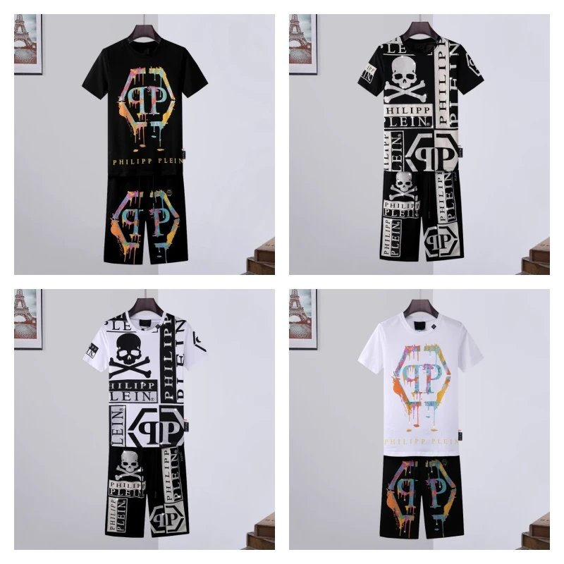 Philipp Plein Graphic Print Matching Set Summer