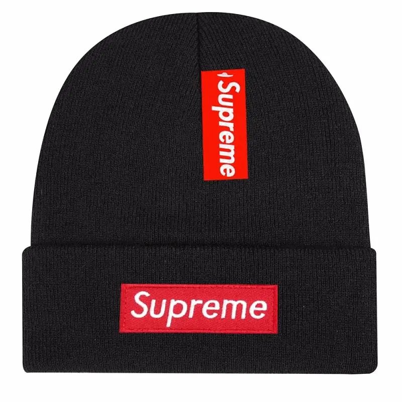 Supreme Boxer Beanie Knit Headwear Black
