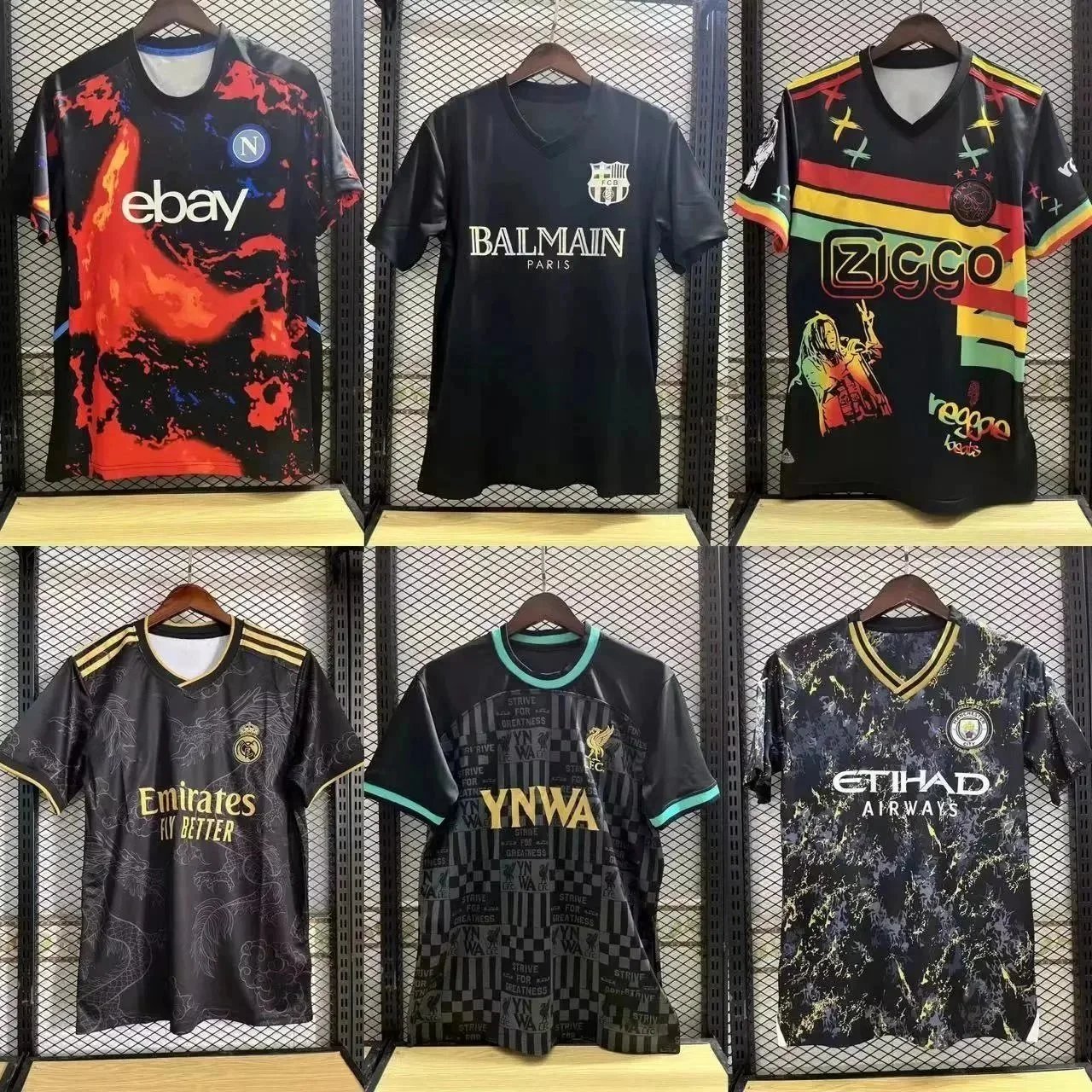 Design Football Jersey Collection Graphic Soccer Jersey Multicolor