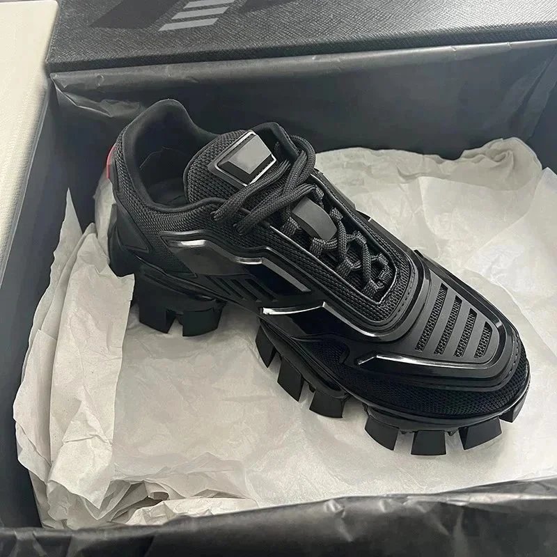 Youthful trendy platform shoes