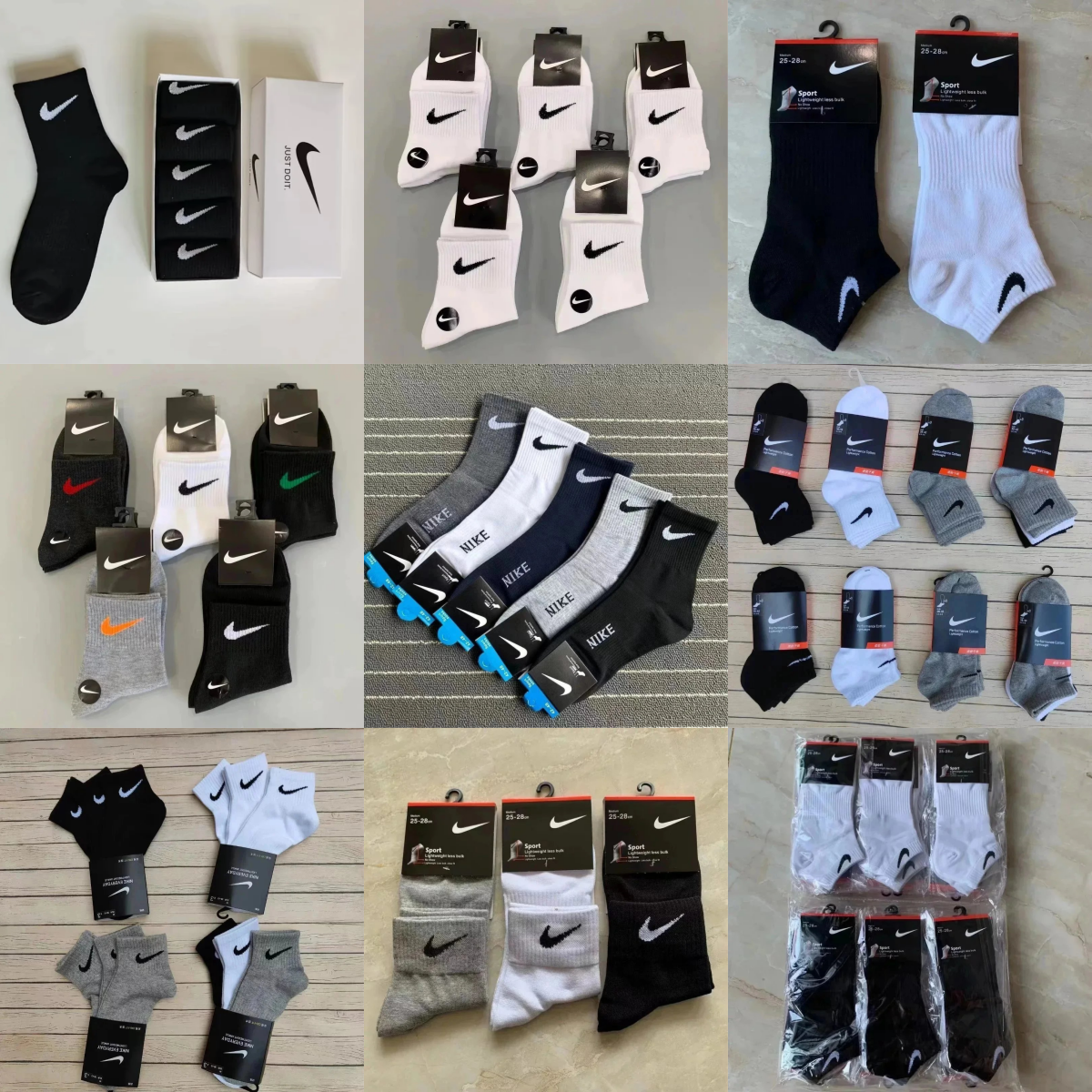 Casual all-in-one socks (non-refundable and non-exchangeable) 101025-007