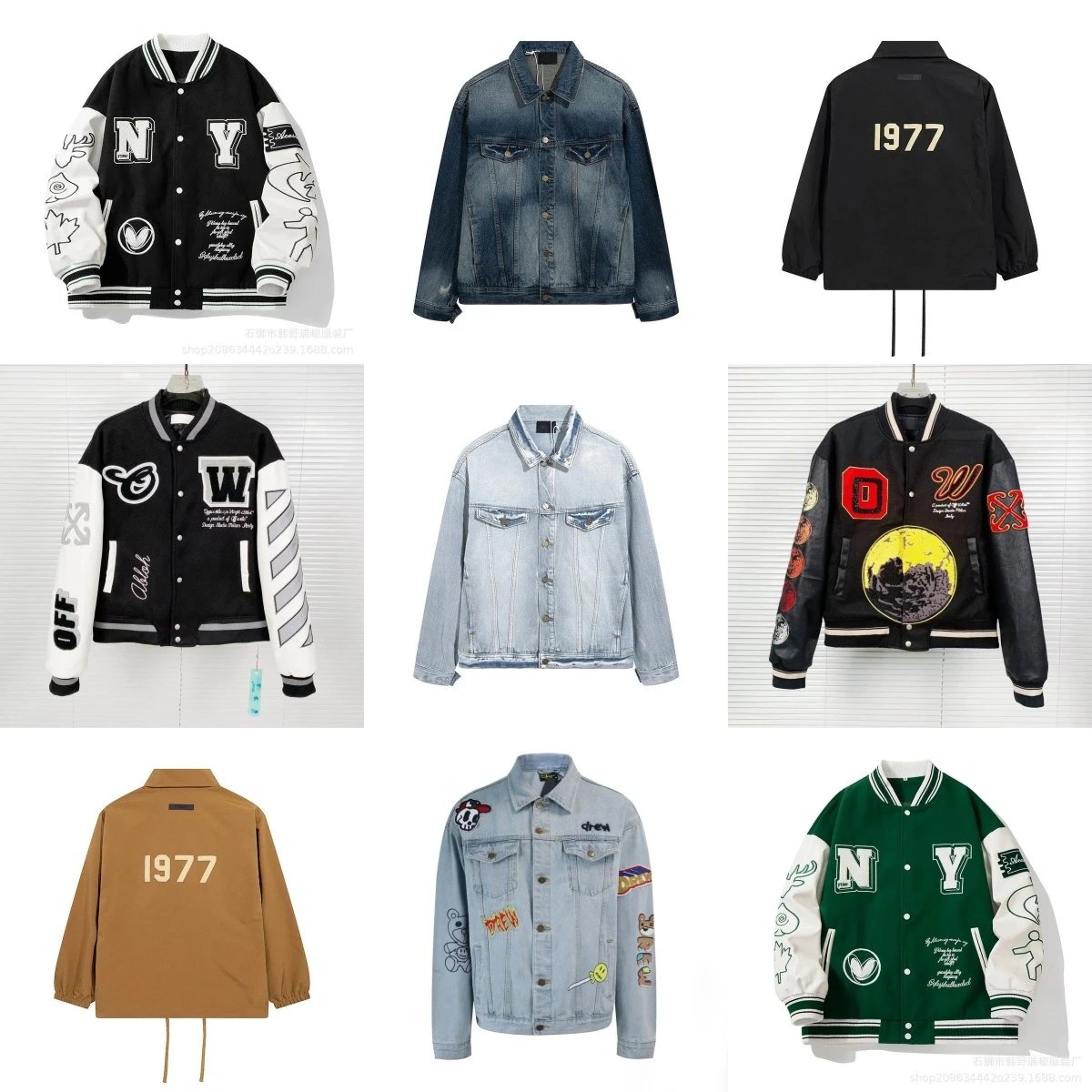 Casual all-in-one jacket 1077-007（W30）