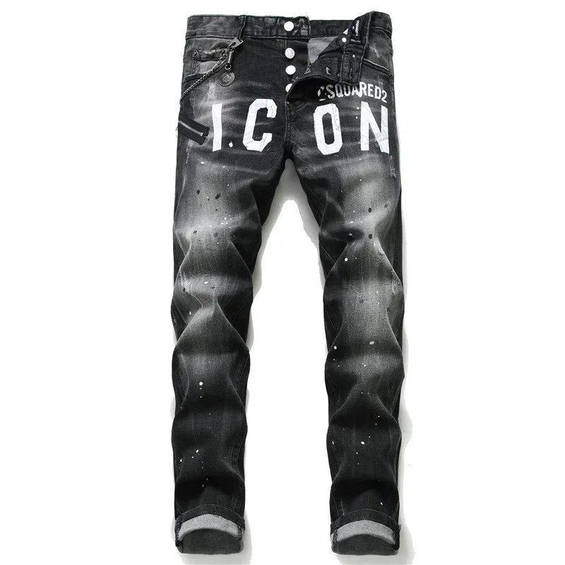 Italian autumn and winter men's jeans