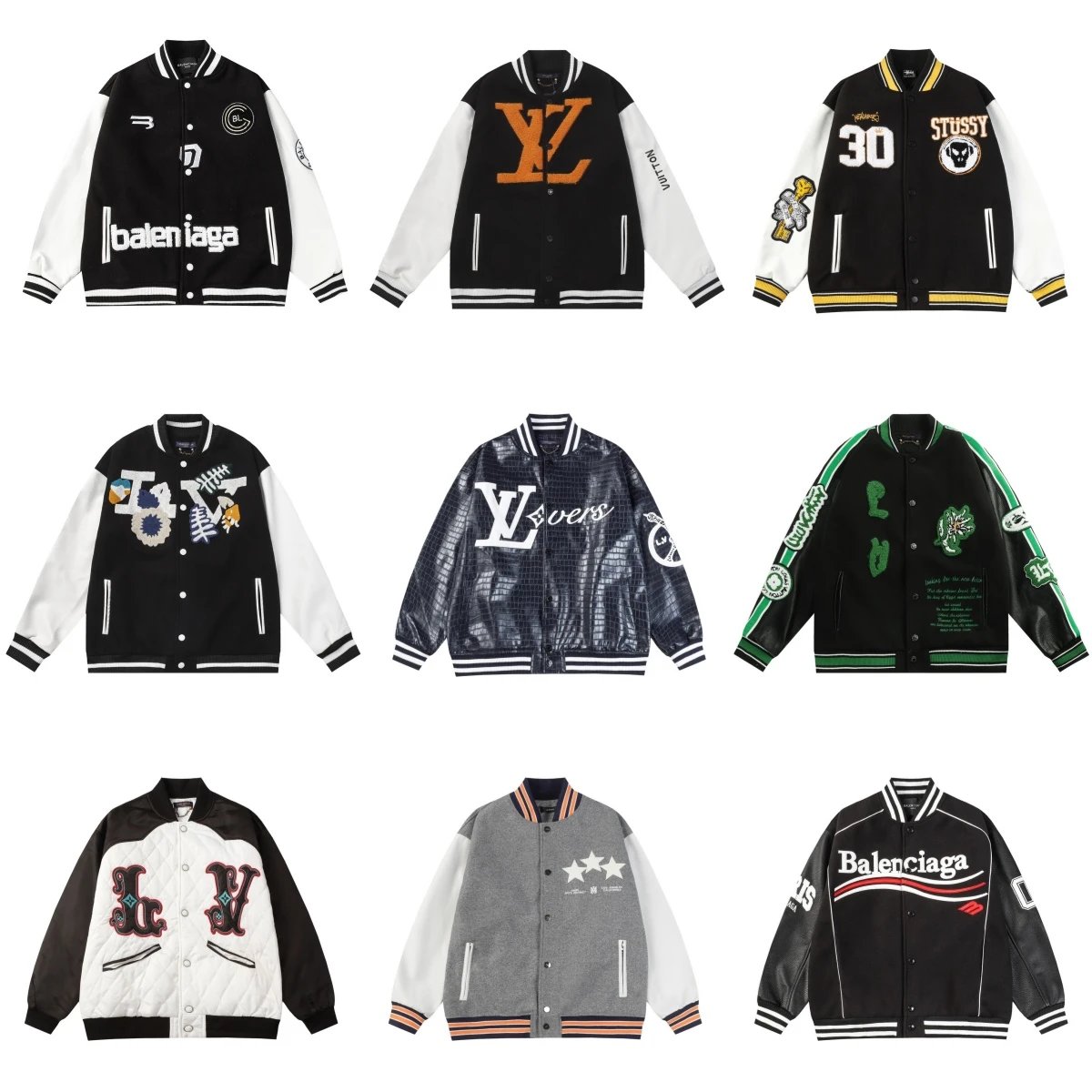 Stylish All-match Jacket Baseball uniform 12115-008 (XP2)
