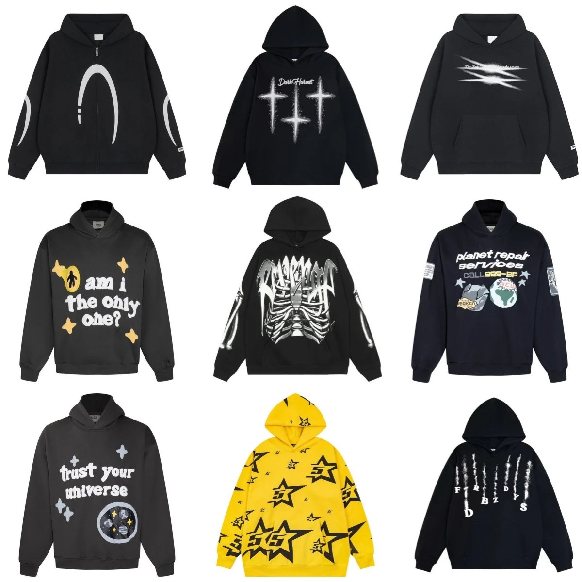 Fashion All-in-one hoodie 121914-008 (Xp2)(HYS)