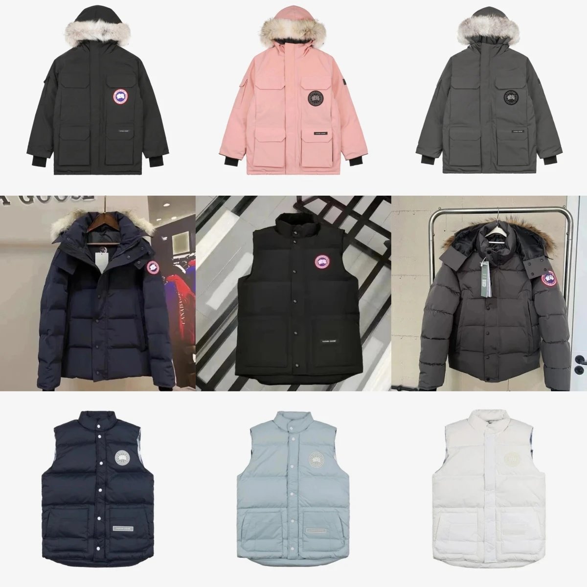 Stylish and versatile down jacket 10109-007（w30）（WMYRF）