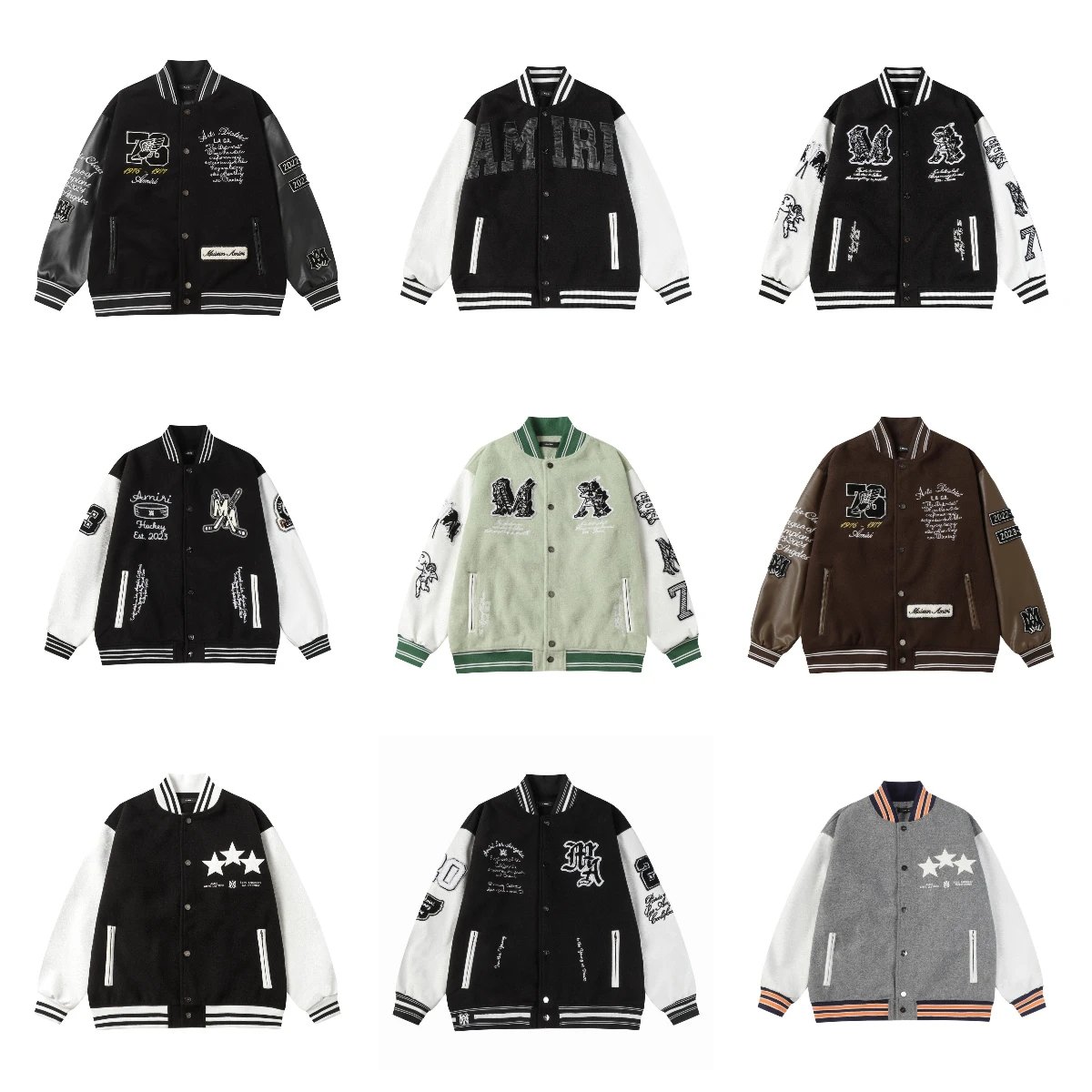 XP-New embroidered big logo jacket for baseball（EAN）