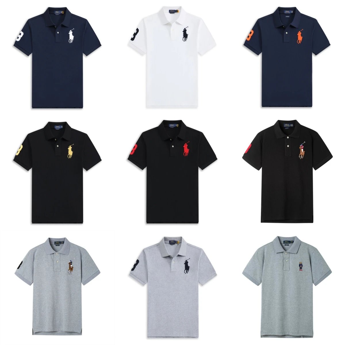 Fashion short sleeve POLO shirt 10185-008（XP）