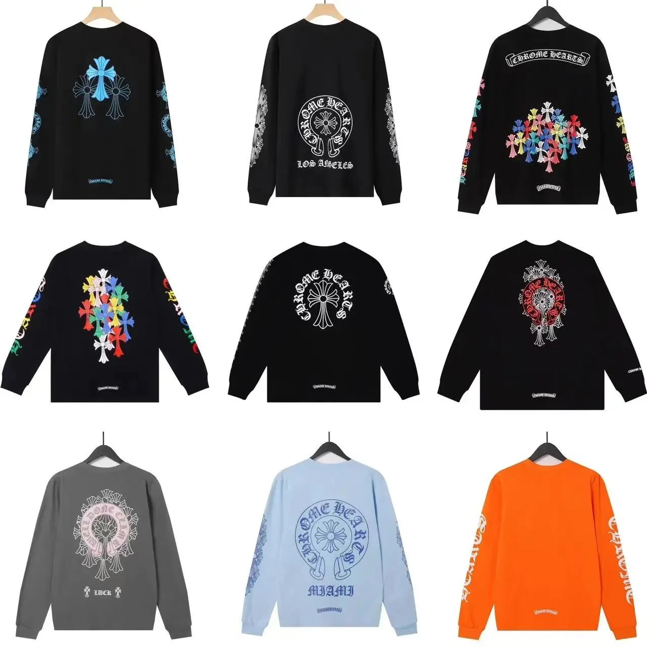 New autumn large print sweatshirt, round neck sweatshirt --CP