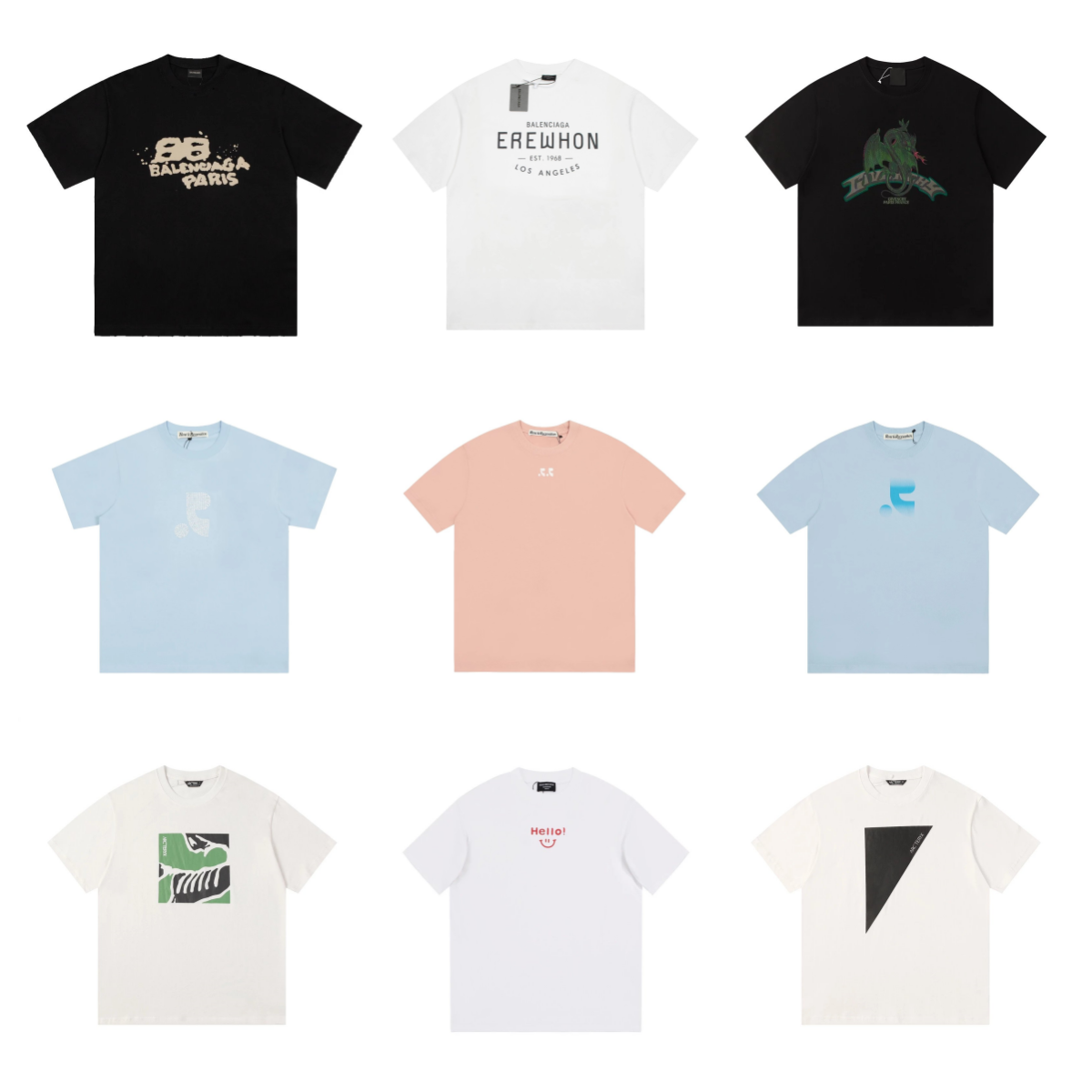 1 Flow fashion all-match short sleeve-SQ002ph