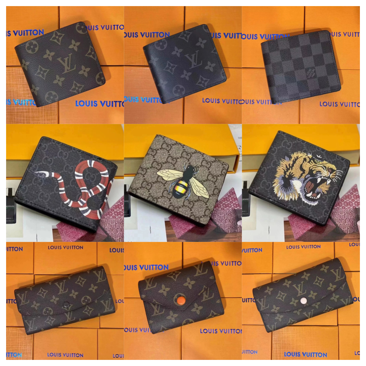 European and American Short Wallet 1 Brand Coin Purse Casual Wallet -005