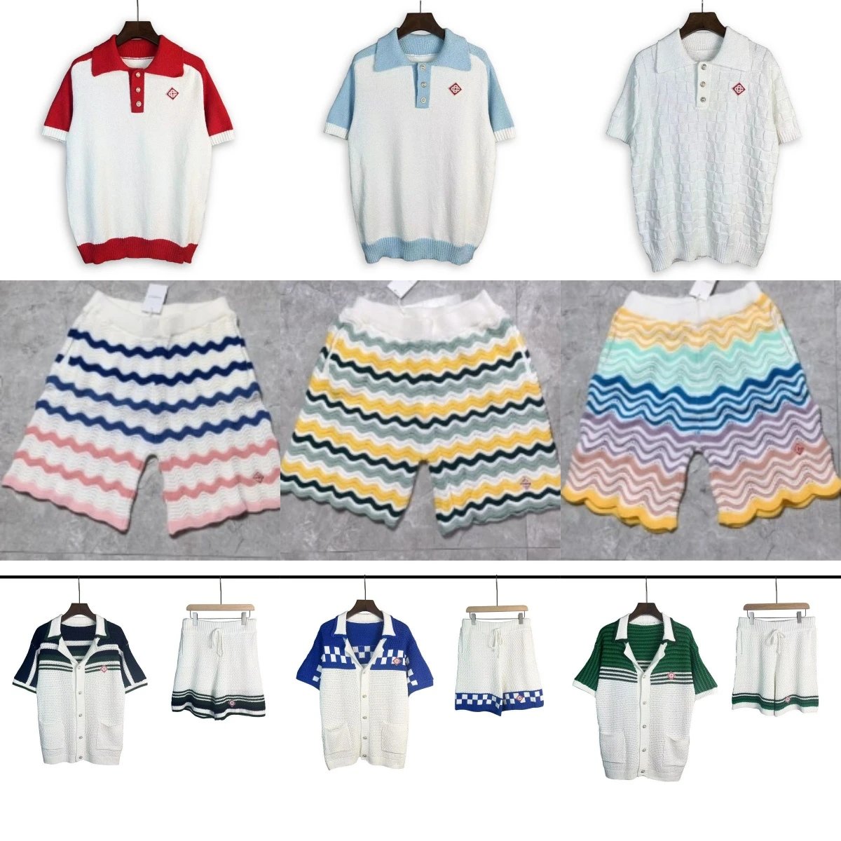 Casual all-in-one knitwear set 8307-007