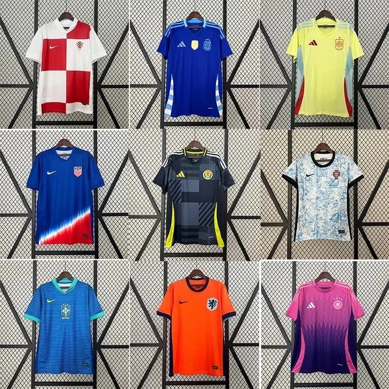 Euro 2024 national team football jersey England Portugal