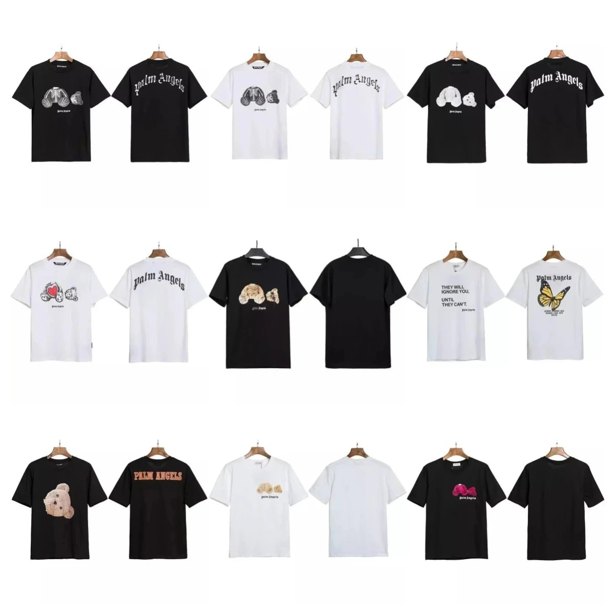 Severed bear bear short sleeve casual loose men's and women'