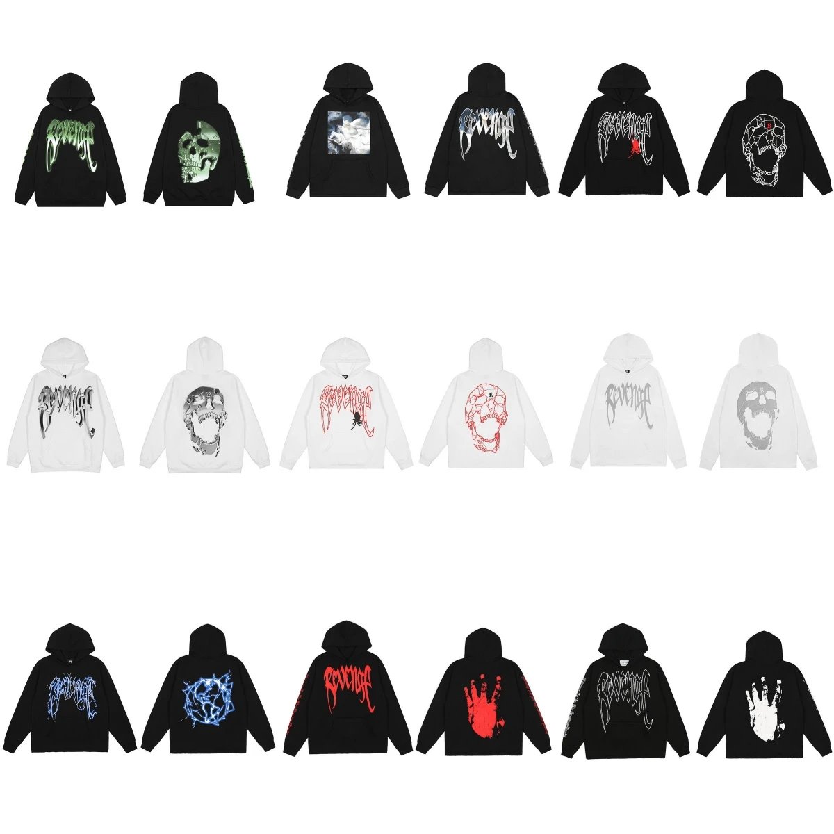 Stylish and versatile hoodie 9124-007