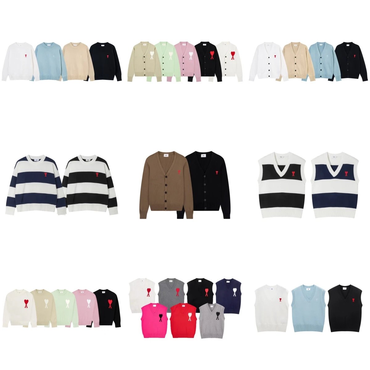 Comfortable and versatile sweaters-SQ002（ami）