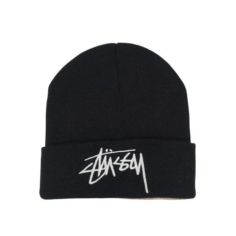 Embroidery 1 stream autumn and winter knitted hat-SQ 002 GB