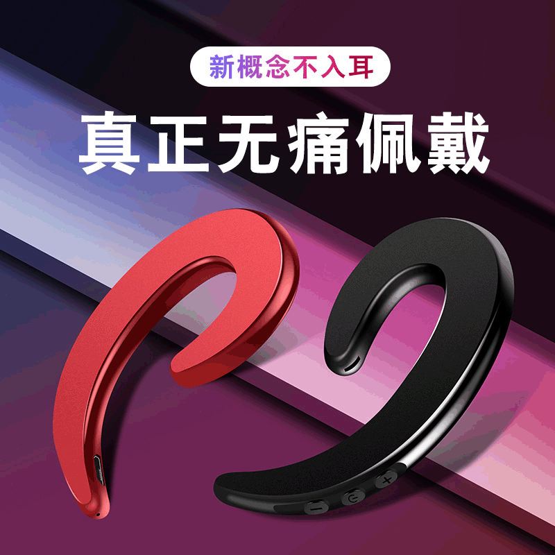 Y12骨传导单耳蓝牙耳机5.3迷你运动开放式OWS无线耳机-SQ002 GB