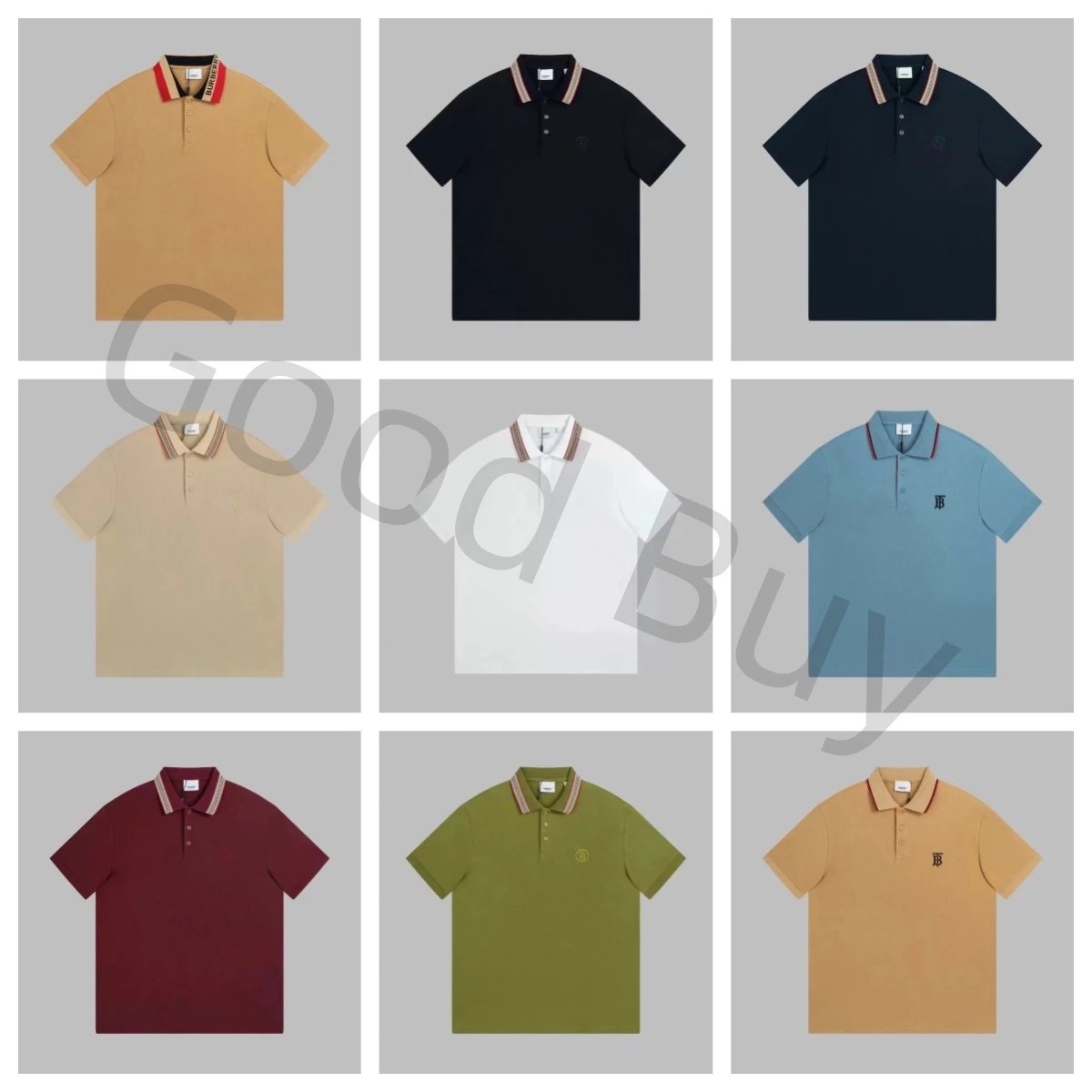 Summer fashion comfortable couple polo shirt-005