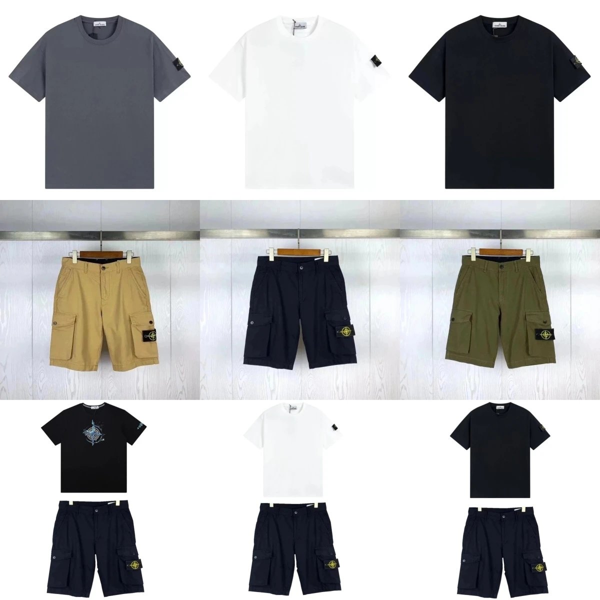 All-match short sleeve shorts suit hot-SQ002ph（SSTD）