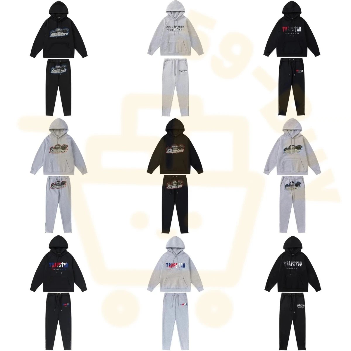 Comfortable high street Joker TR long sports suit 1217(new)