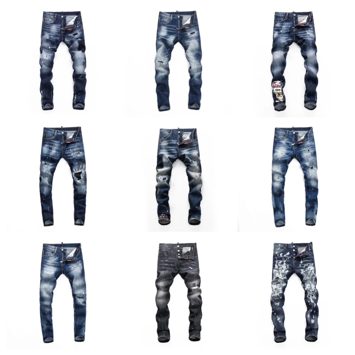 Fashionable and versatile jeans FL01-005ph