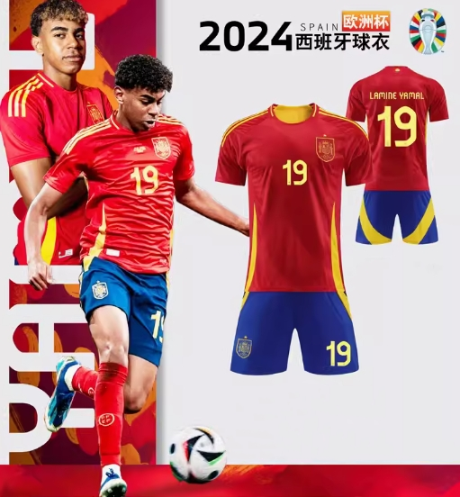 Spain World Cup Yamal Garvibusquets Same Jersey-SQ 002